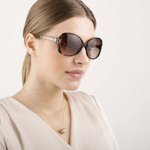 Gucci Women GG0076S 003 6 Tortoise Sunglasses